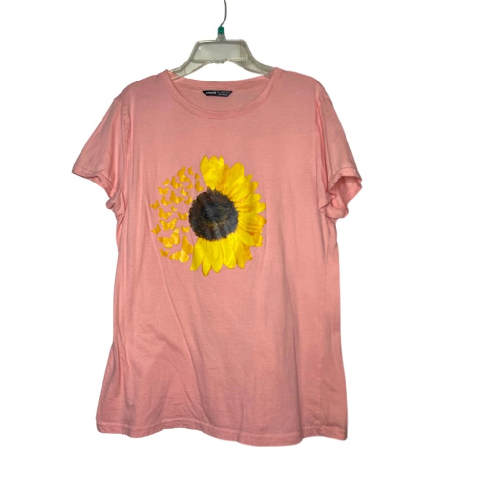 Sunflower baby pink t shirt